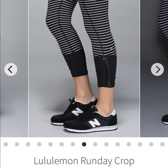 Lululemon Striped Runday Crop - Picture 3 of 8